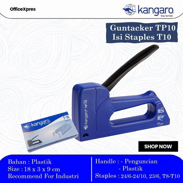 Jual Alat Stapler Tembak Jok Kulit Motor / Stapler Kayu / Guntacker TP10 | Shopee Indonesia
