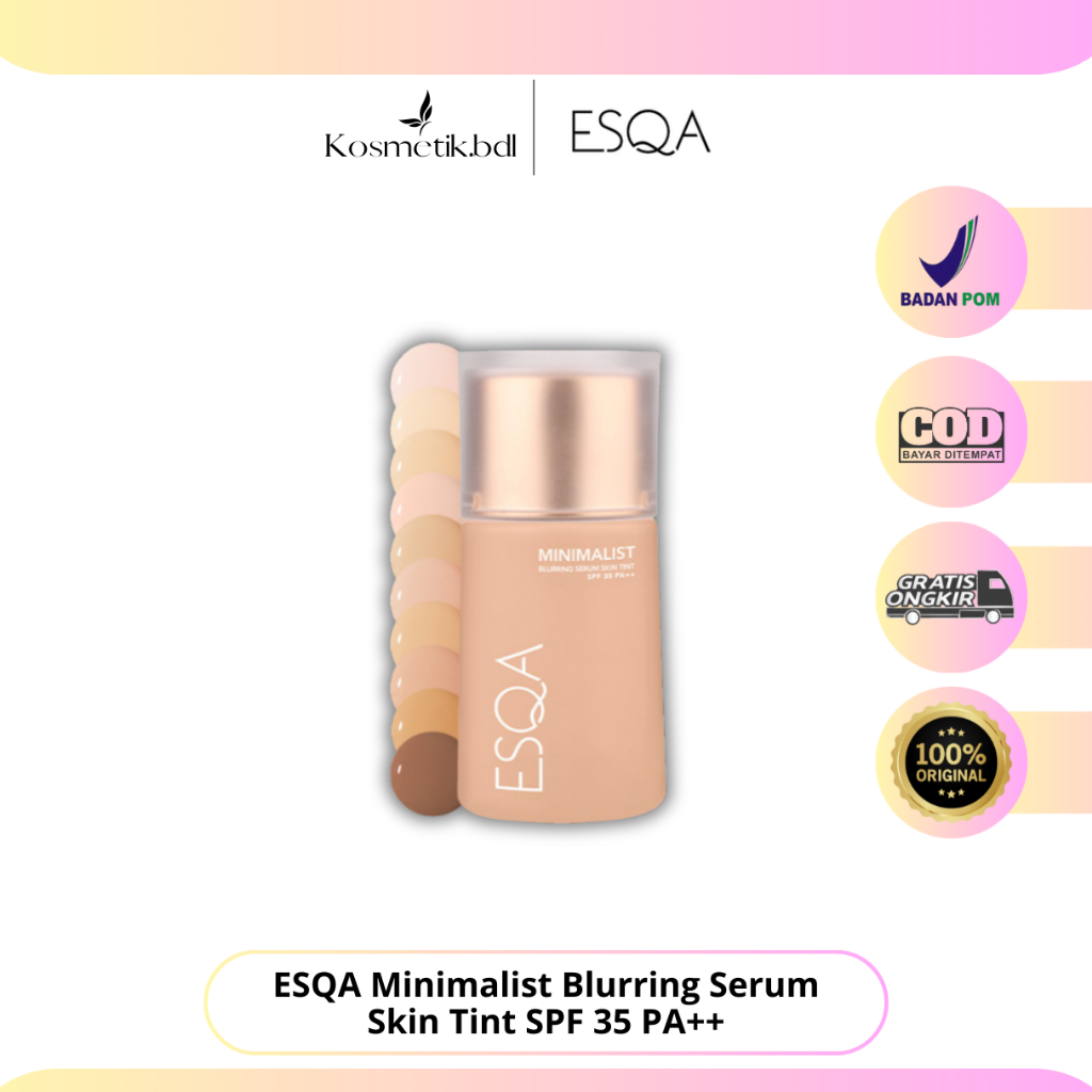 ESQA Minimalist Blurring Serum Skin Tint SPF 35 PA++