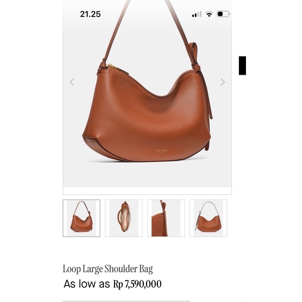 NEW KATE SPADE - LOOP LARGE SHOULDER BAG