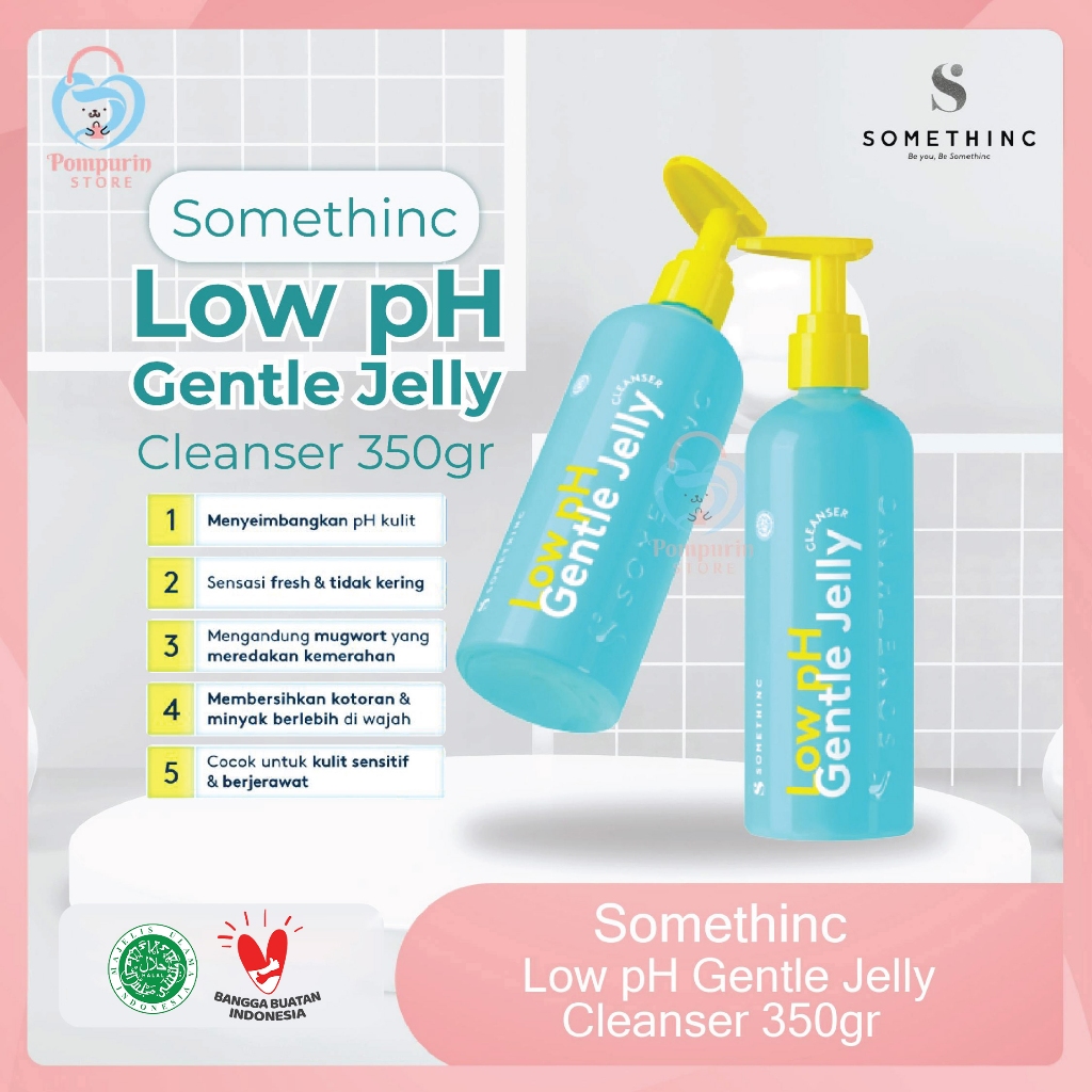 (BIG PUMP) Somethinc Low pH Gentle Jelly Cleanser 350gr - Facial Wash Somethinc