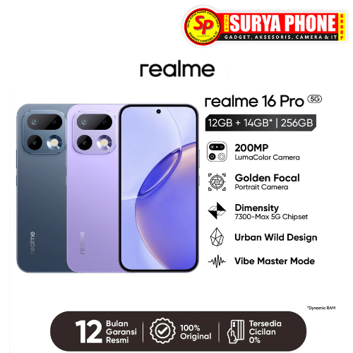 Jual REALME 16 PRO 5G RAM 12GB / 256GB | Shopee Indonesia