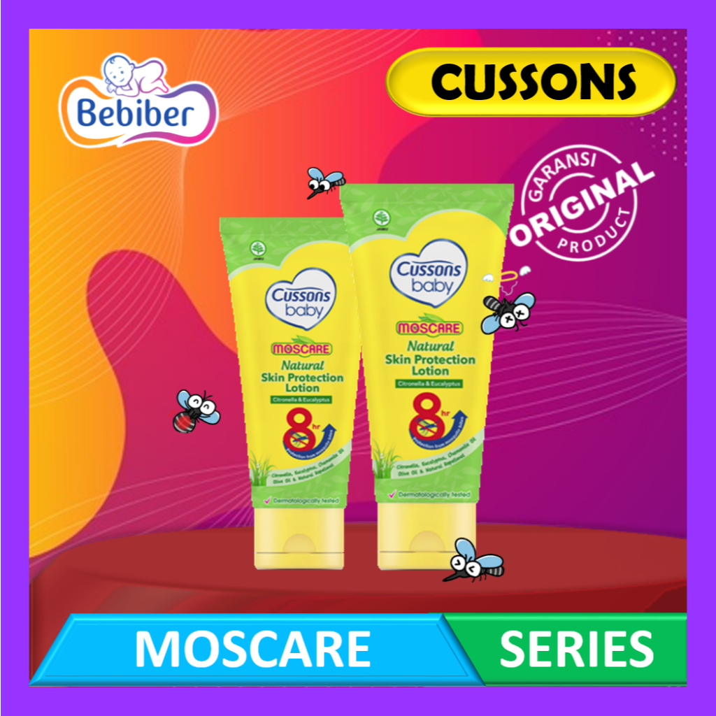 Cussons Baby Moscare Lotion Anti Nyamuk Series - Baby Telon Cream Cusson Krim Anti Nyamuk - Bebiber