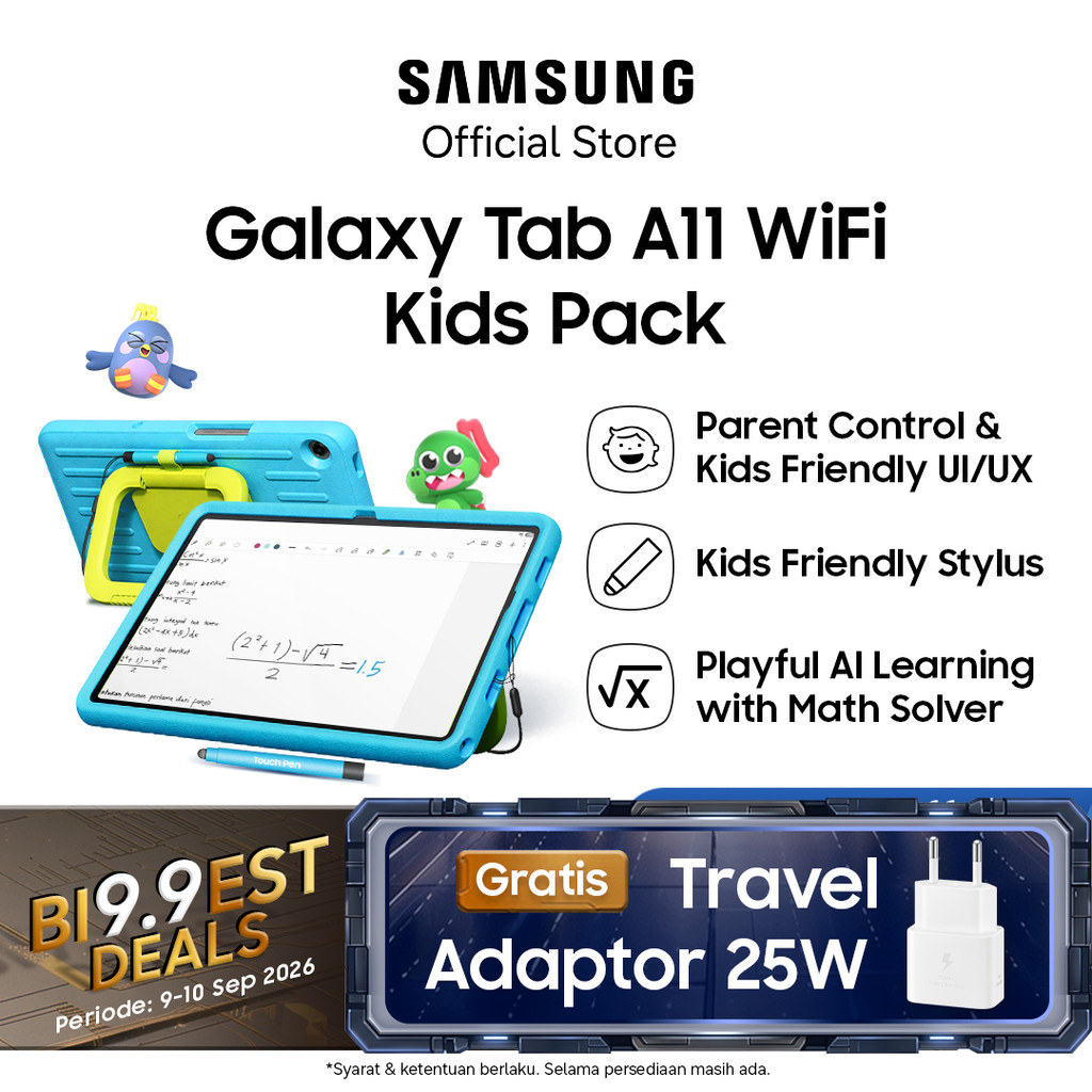 Samsung Galaxy Tab A11 WiFi Kids Pack 4/64 GB - Gray