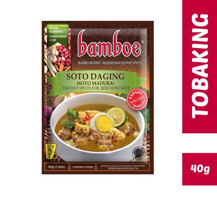 Bumbu Bamboe soto madura daging instan | Lazada Indonesia