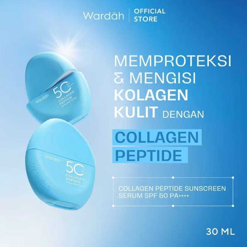 Wardah UV Shield Collagen Peptide Sunscreen Serum SPF 50PA++++ 30 ml