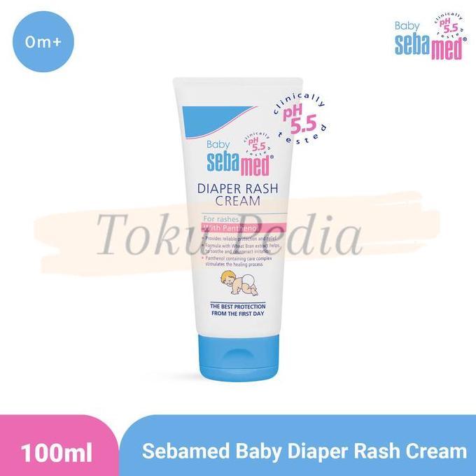SEBAMED BABY DIAPER RASH CREAM 100 ML / KRIM RUAM POPOK BAYI 100ML
