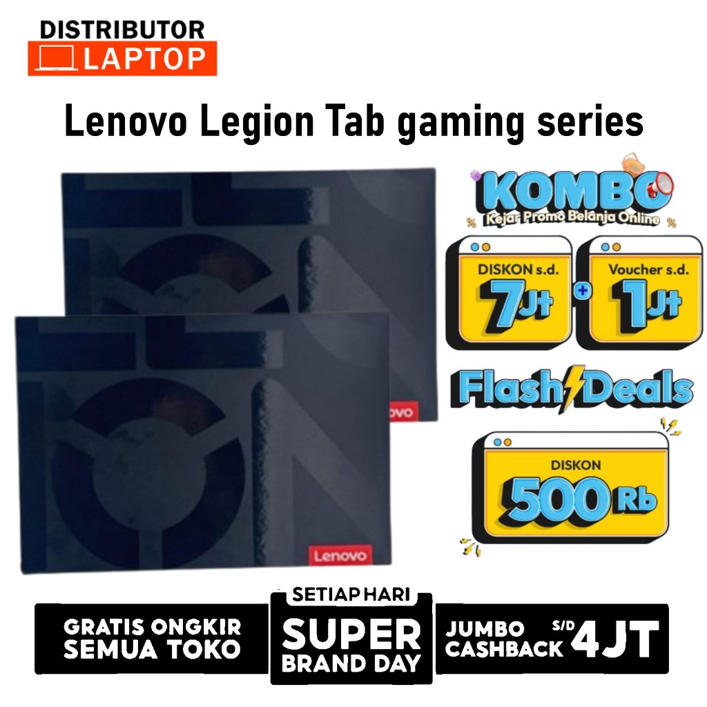 Jual Lenovo Legion Tab Gen 5 | Lenovo Legion Tab Gen 3 16/512GB 12/256GB - tablet gaming android garansi resmi | Shopee Indonesia