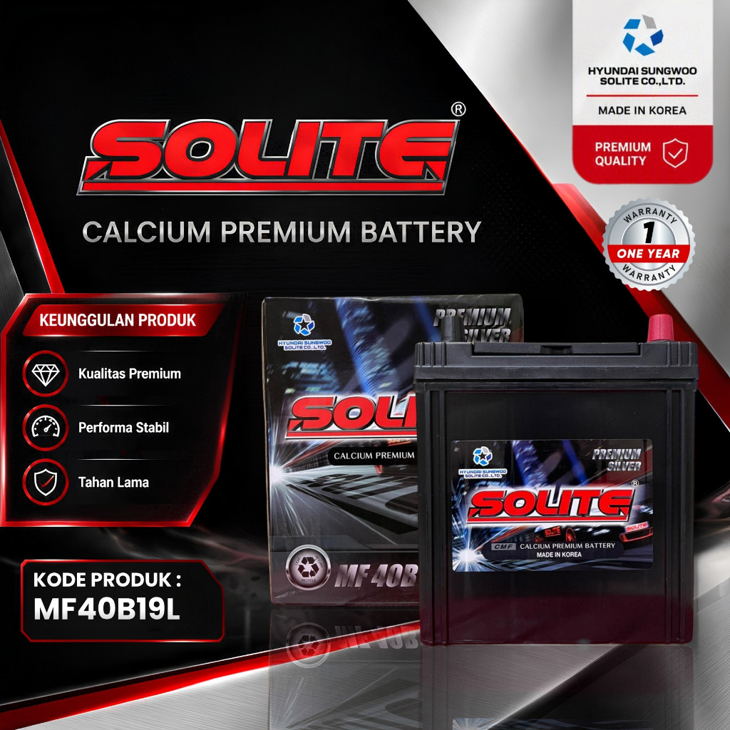 Jual Solite Battery Aki Kering Mobil Citroen C3 NS40ZL / 40B19L 12V / 35Ah | Shopee Indonesia