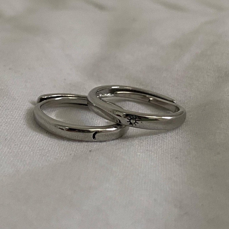 Jual DUNFUZZLE - Sun & Moon Ring Set | Shopee Indonesia