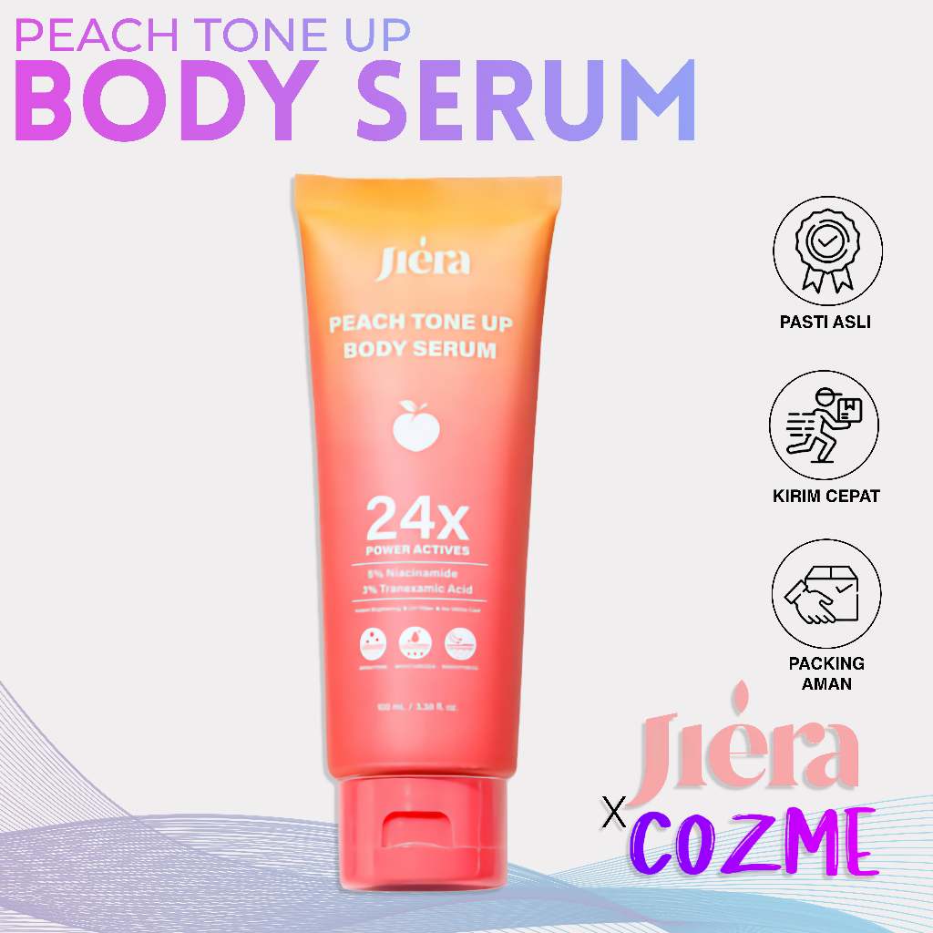 JIERA Peach Tone Up Body Serum 100mL