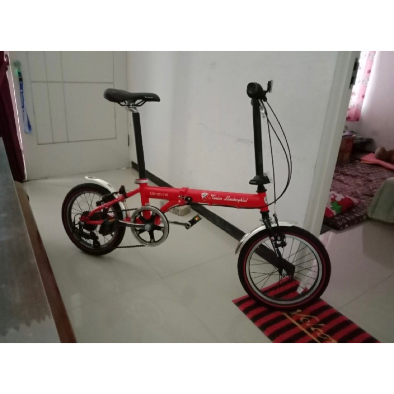 Jual SEPEDA LIPAT TONINO LAMBORGHINI LIMITED EDITION 16 INCH | Shopee Indonesia