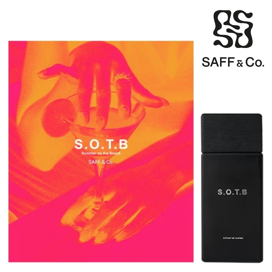 SAFF & CO. Extrait de Parfum - S.O.T.B (SUMMER ON THE BEACH) - 30ml (KEMASAN LAMA) / 35ml (KEMASAN BARU) (Parfum / Perfume - Unisex) EDP SAFF CO SOTB Original BPOM