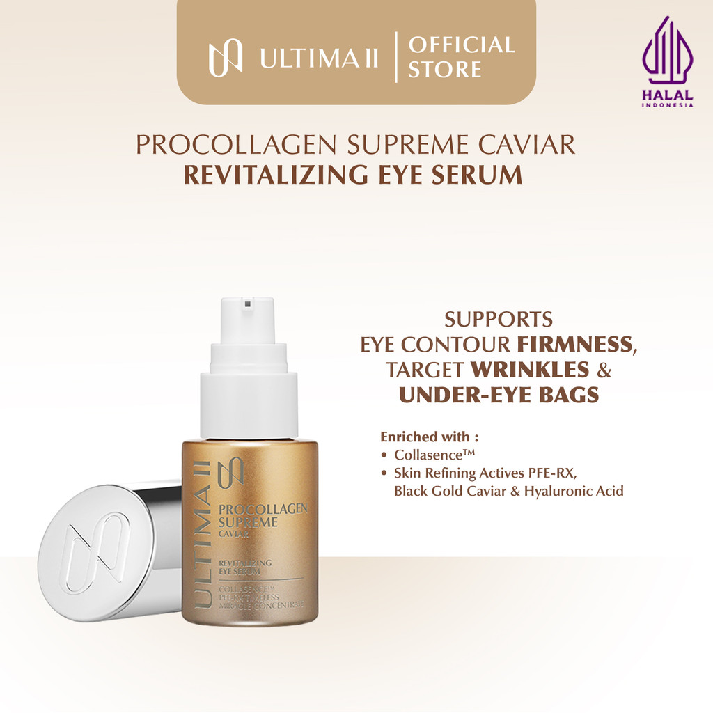 ULTIMA II Procollagen Supreme Caviar Revitalizing Eye Serum 15ml