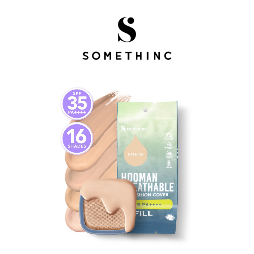 SOMETHINC (REFILL) Hooman Breathable UV Cushion Cover SPF35 PA++++