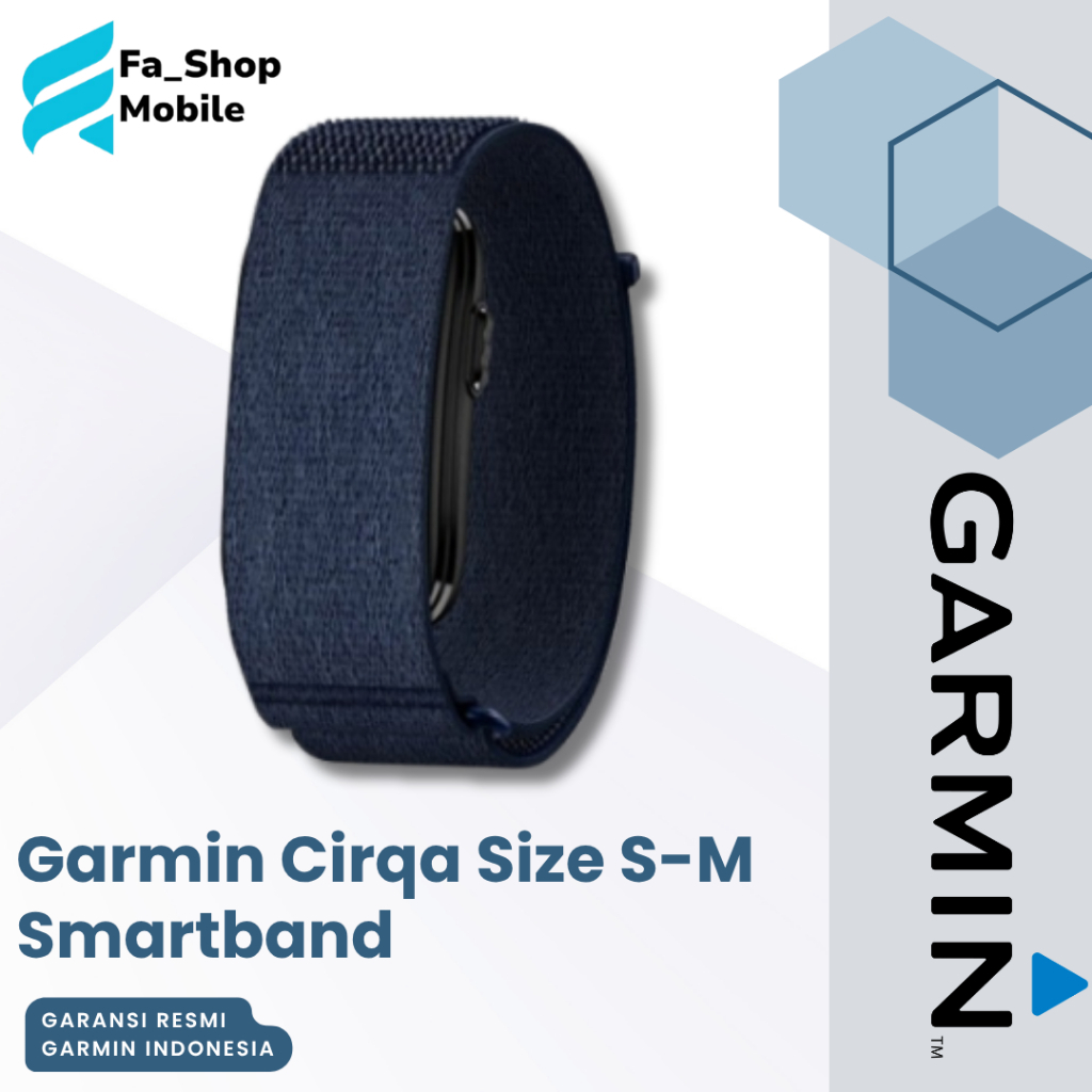 Garmin Cirqa Size S-M Smartband - Garansi Resmi Garmin Indonesia