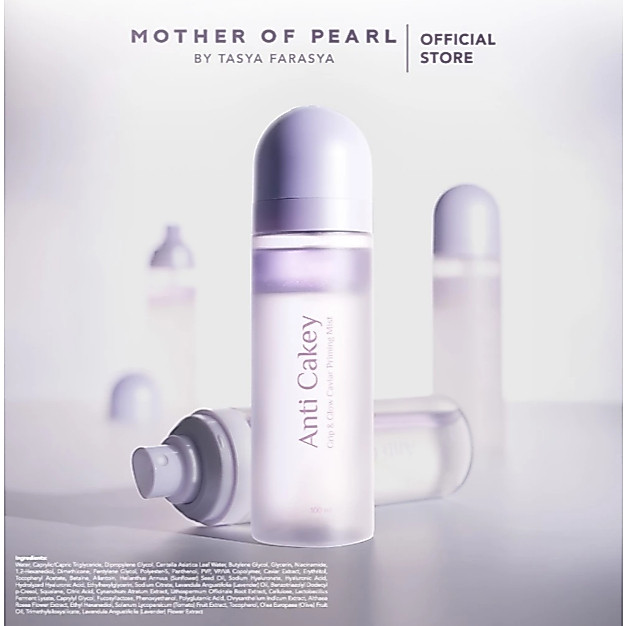 Mai Shop - MOP Mother Of Pearl Anti Cakey Grip & Glow Caviar Priming Mist