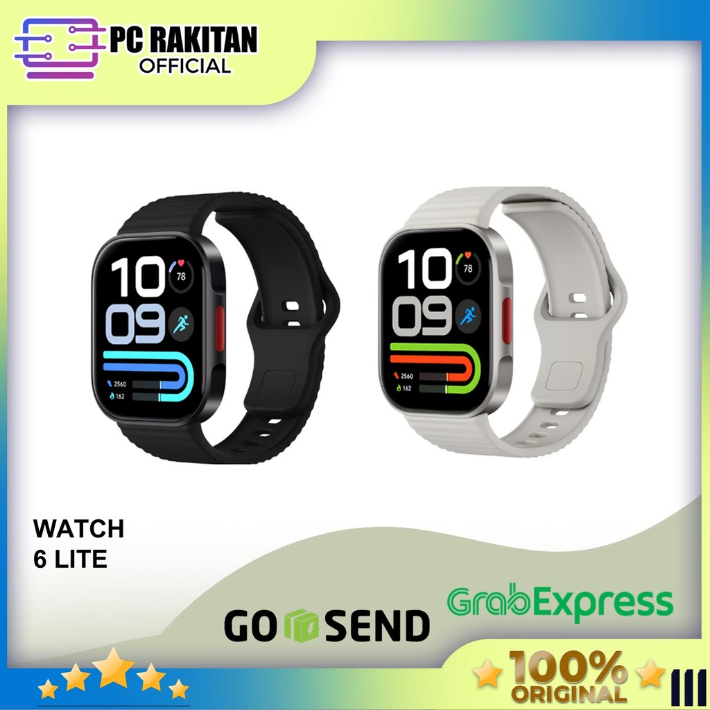 Jual XIAOMI REDMI WATCH 6 LITE - BLACK / SILVER GRAY | Shopee Indonesia
