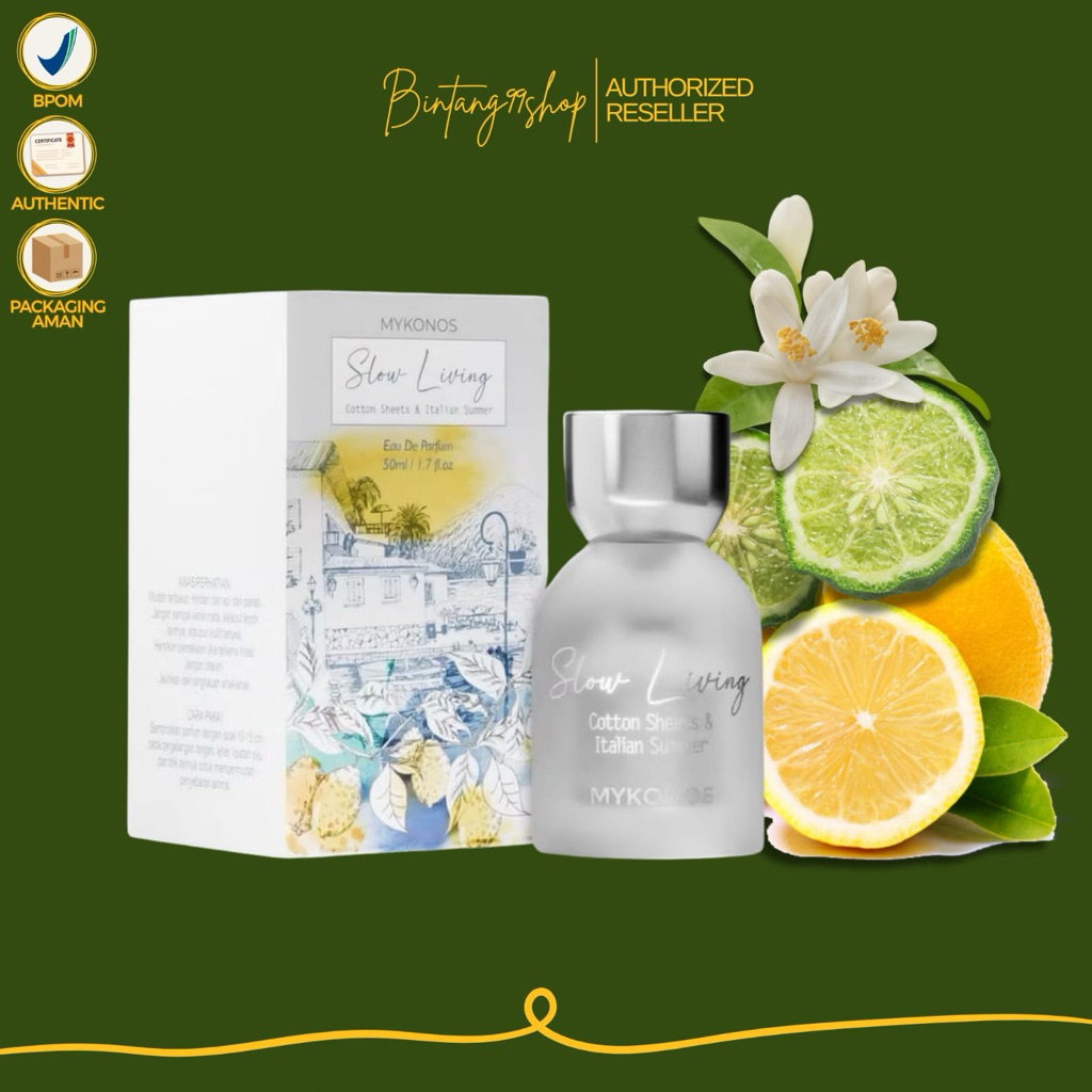 [RESELLER RESMI] MYKONOS SLOW LIVING EDP 100ML 50ML
