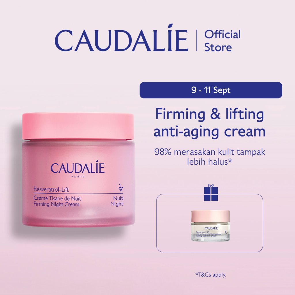 Jual [Hanya 9-11 Sep] Caudalie Resveratrol-lift Night Cream 50ml | Krim Malam Anti-Aging | Shopee Indonesia