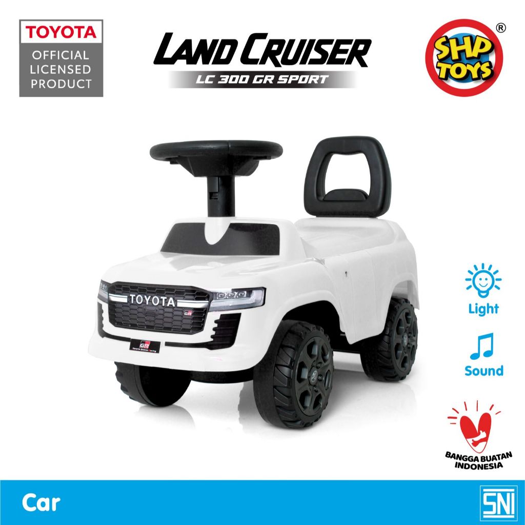 Jual Toyota Land Cruiser LC300 GR Sport SHP Toys Mini TOYOTA Series Ride on Car Mainan tunggang anak LISENSI RESMI TOYOTA | Shopee Indonesia