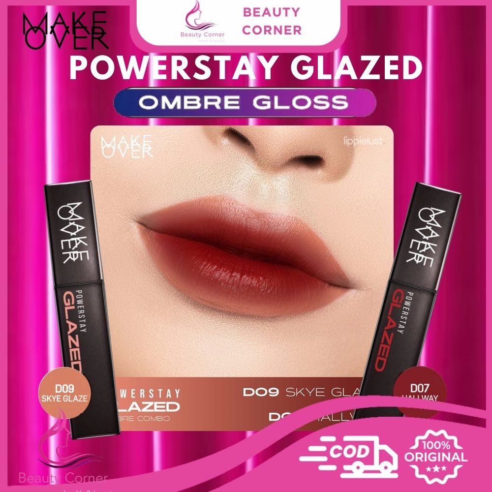 PAKET OMBRE GLOSS Make Over Powerstay Glazed Lock Lip Pigment