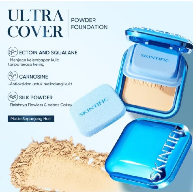 SKINTIFIC- Ultra Cover Powder Foundation