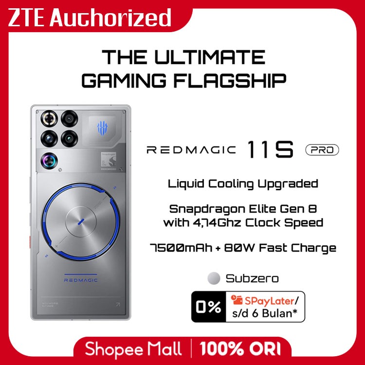 Jual Nubia Redmagic 11s Pro 16/512GB Garansi Resmi - Snapdragon 8 Elite gen 5 - Red Magic Gaming Phone | Shopee Indonesia
