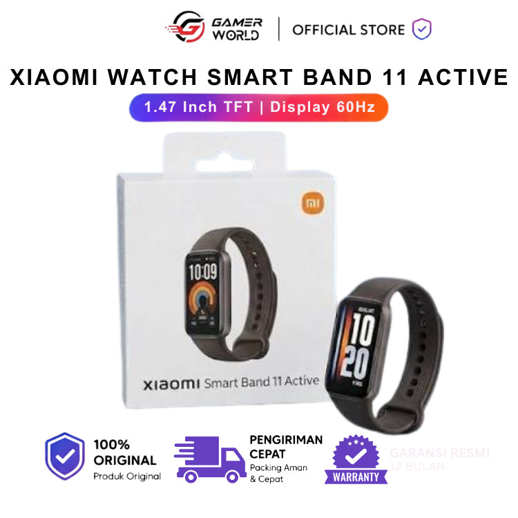 Jual Xiaomi Smart Band 11 Active | Garansi Resmi Xiaomi Indonesia | Shopee Indonesia