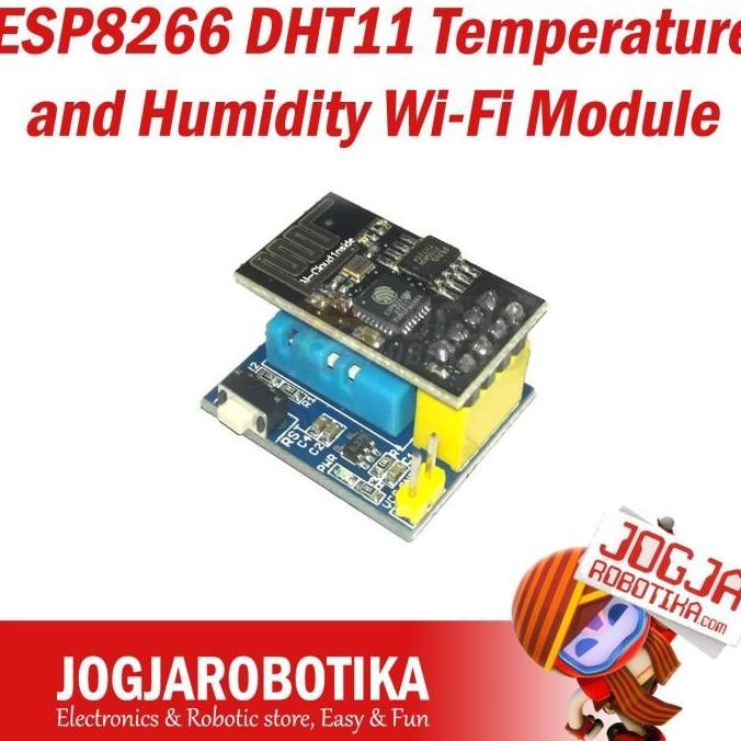 Dht11 Esp8266 Esp01 Temperature Humidity Sensor Suhu Kelembaban Iot