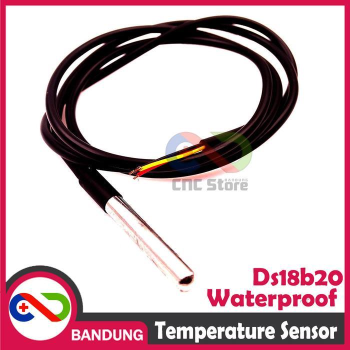 SALE!! Sensor Suhu DS18B20 Waterproof Probe Pengukur Suhu Tahan Air untuk Arduino UNO, ESP32, dan