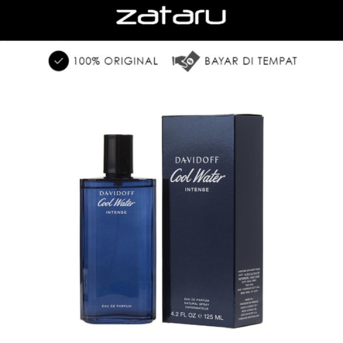 ⭐BISA COD⭐ Davidoff Cool Water Intense Man EDP - 125 ML