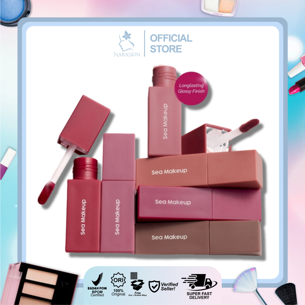 Sea Makeup Lacquer Shake Lip Ink - Lip Tint Glossy