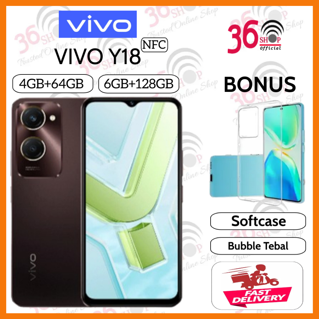 Jual VIVO Y18 NFC [4GB+64GB] [6GB+128GB] Garansi Resmi 1 Tahun | Shopee Indonesia