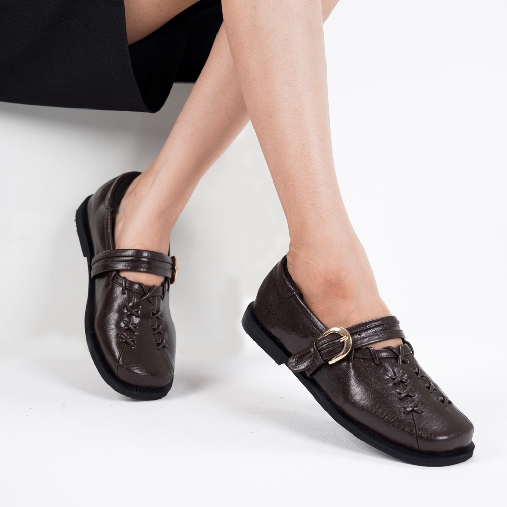 Jual CEKHAS - New Lenorra Flat Shoes Mary Jane Wanita WORKCATION | Shopee Indonesia
