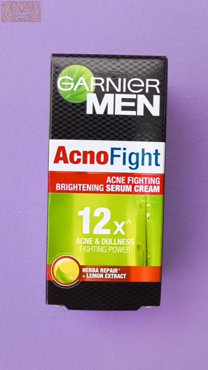 Garnier Men Acno Fight Acne Fighting Whitening Serum Cream Skin Care - 40ml | Lazada Indonesia
