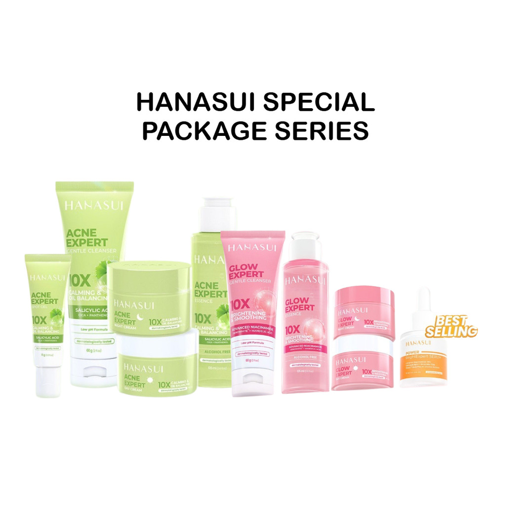 Najmia Ofc [Special Package] Hanasui Double Expert Glow Better Set 4 pcs + Power Bright Expert Serum