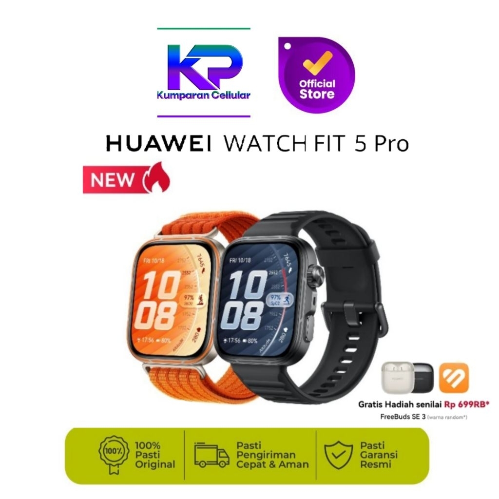 Huawei Watch Fit 5 Pro Garansi Resmi