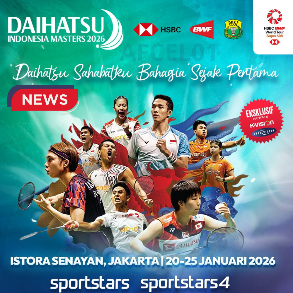 Jual Paket K Vision Bulutangkis Daihatsu Indonesia Masters 2026 Gibol 30 hari aktif langsung | Shopee Indonesia