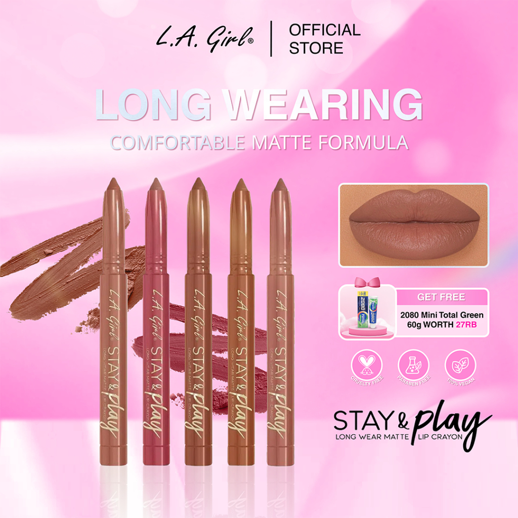 Jual LA GIRL Stay & Play Matte Lip Crayon | Shopee Indonesia