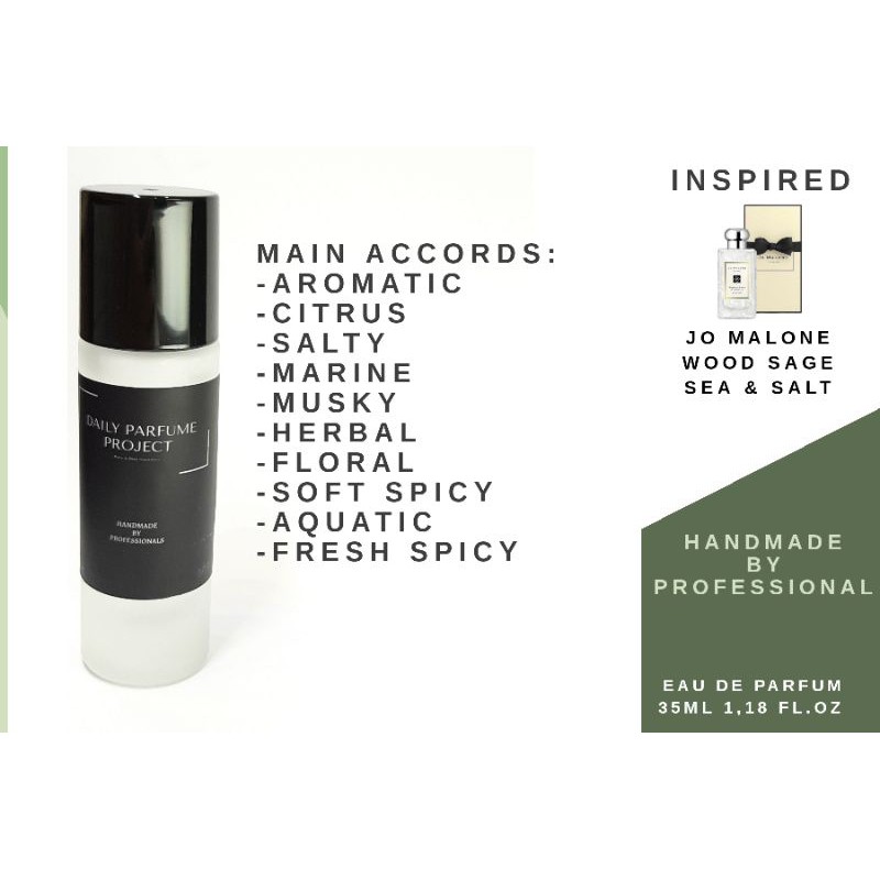 Jual JO MALONE WOOD SAGE SEA & SALT PARFUM SUPER PREMIUM | Shopee Indonesia