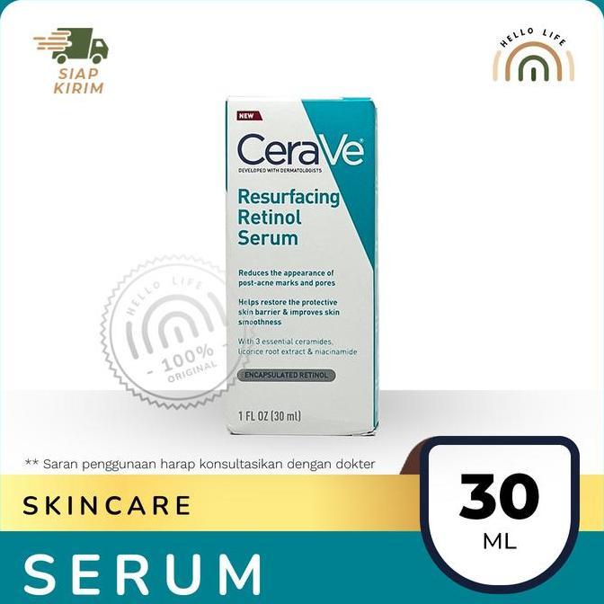 Cerave Resurfacing Retinol Face Serum 1 Floz [Hls]