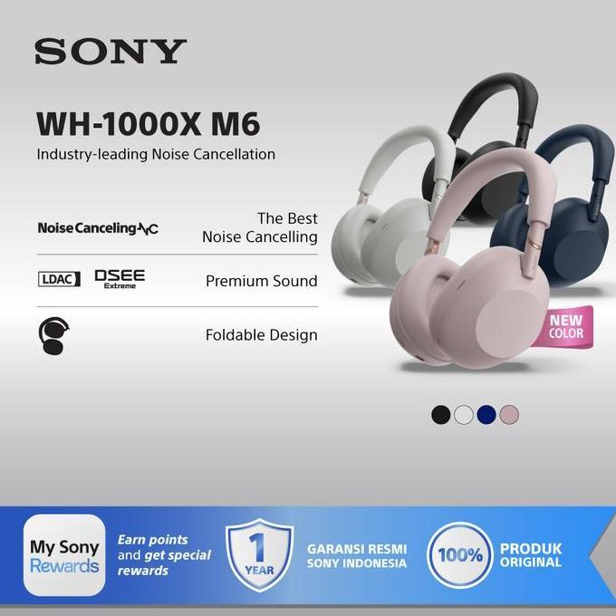 Geluid- Sony Wh-1000Xm6 Noise Cancelling Headphones / 1000Xm6
