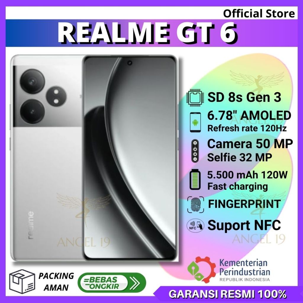 Jual Realme GT6 12/256 GB Garansi Resmi Support NFC | Shopee Indonesia