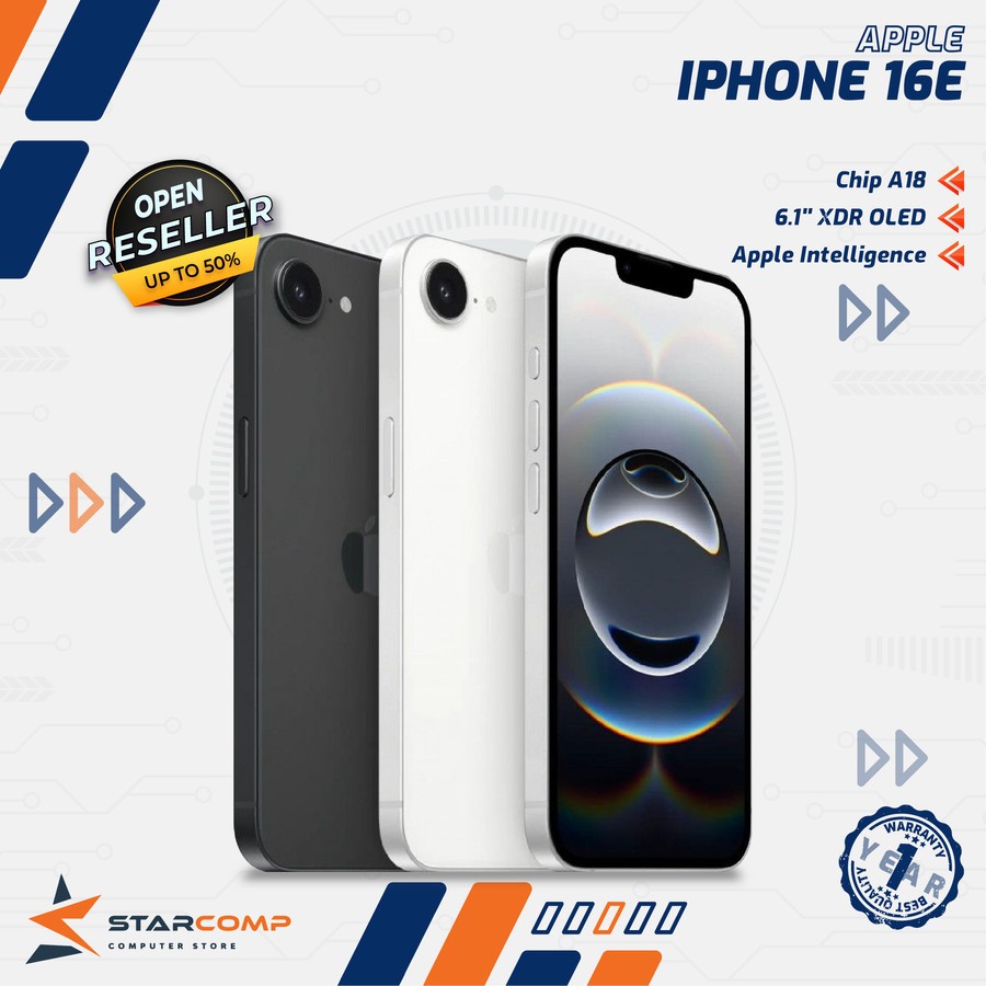 iPhone 16e 512GB 256GB 128GB NEW Garansi Resmi