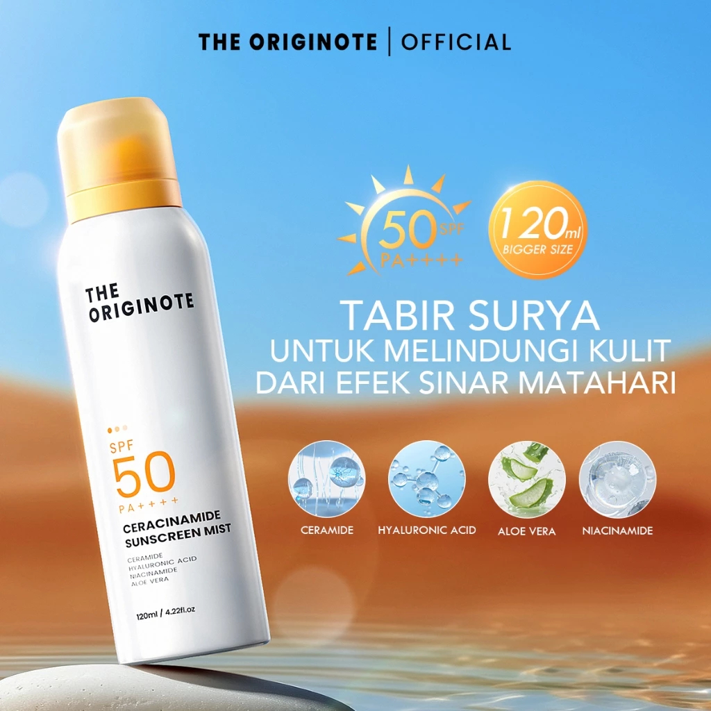 The Originote Ceracinamide Sunscreen Mist SPF 50+ 120ml