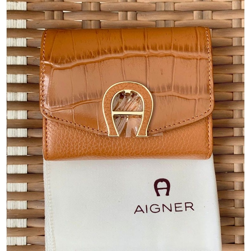 Jual dompet wanita Aigner pina wallet croco | Shopee Indonesia