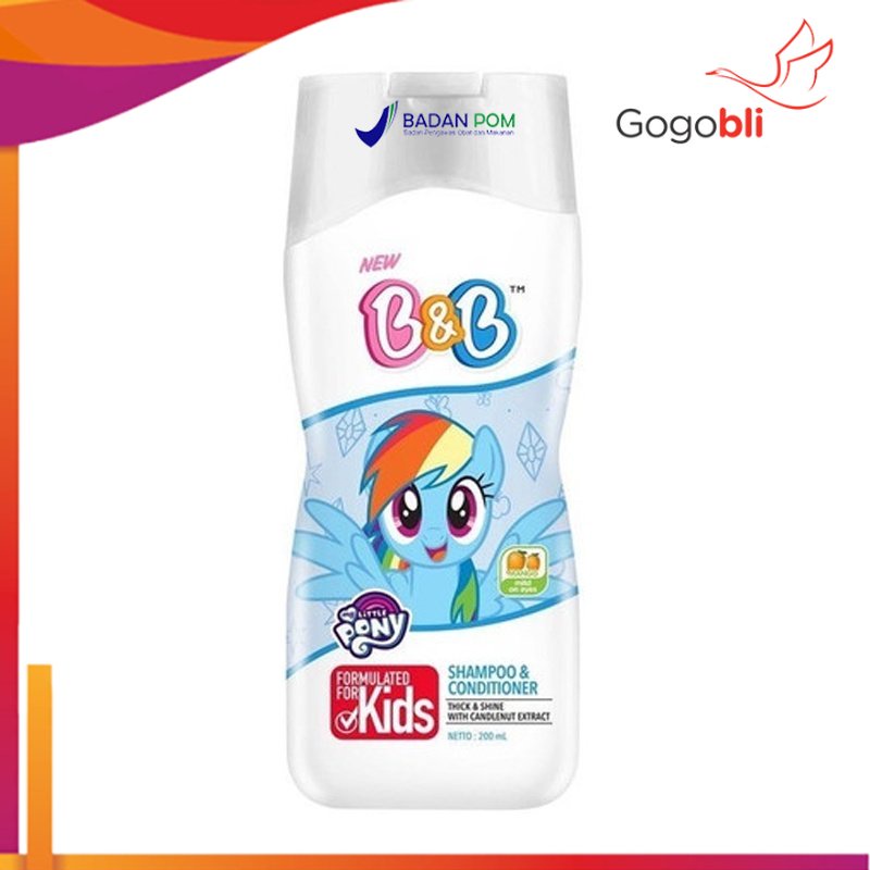 B&B Kids Shampoo and Conditioner My Little Pony Rainbow Dash 200ml