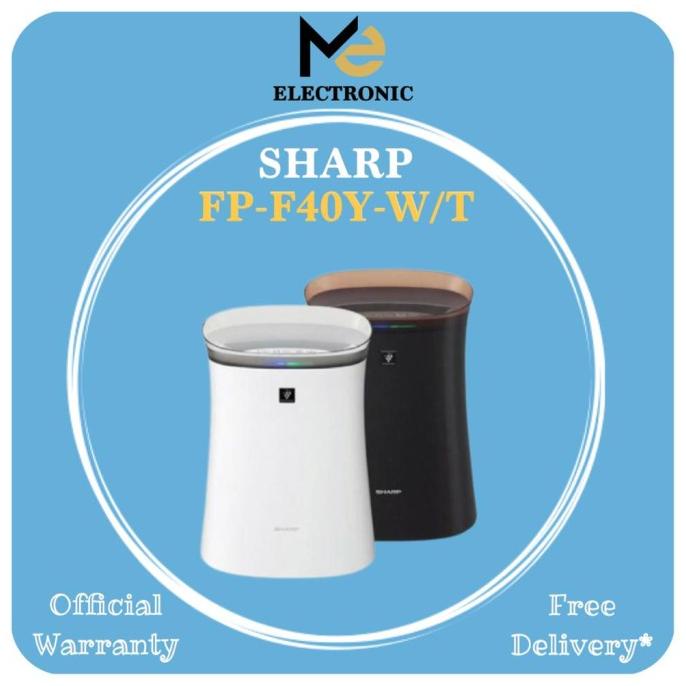 Sharp Fp-F40Y-T/W Air Purifier Plasmacluster Sharp Fpf40Y 30M F40Y Ap8929