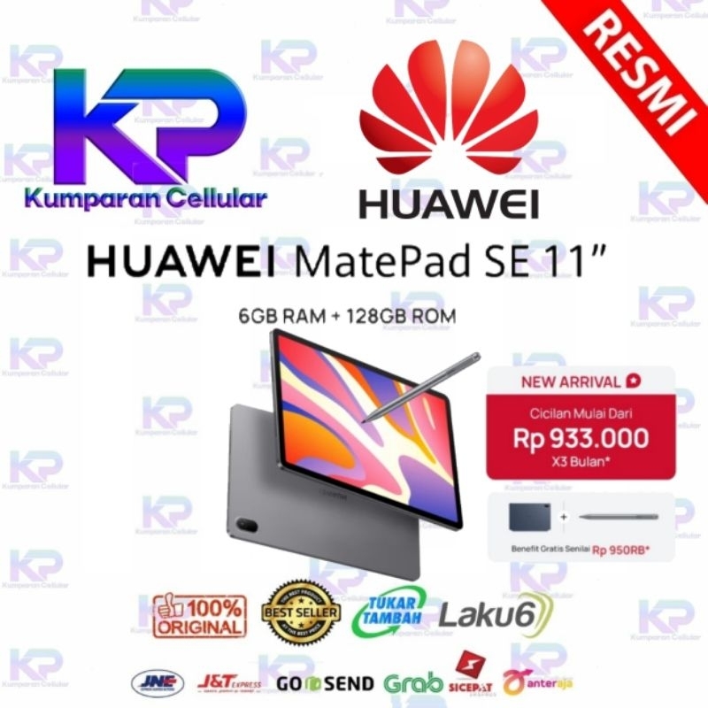 HUAWEI MatePad SE 11" 6GB 128GB 2K Eye Comfert Garansi Resmi