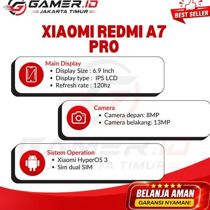 KROVAMEN78 - XIAOMI REDMI A7 PRO [4GB/64GB] [4GB/128GB] BIG BATTERY 6000 MAH | LAYAR IMERSIF 6.9 INCH 120HZ | KAMERA AI 13MP